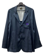 ニードルス Needles TAILORED JACKET テーラード ジャケット サテン 蝶 フォーマル 刺繍 アウター 紺 IN050 ジャケット ワンポイント ネイビー XSサイズ 104MT-1980
