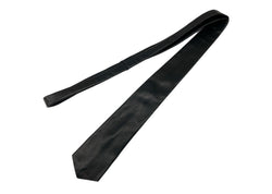 アニエスベー agnes b. LEATHER TIE レザー タイ ネクタイ 黒 ネクタイ 無地 ブラック 104Z-13