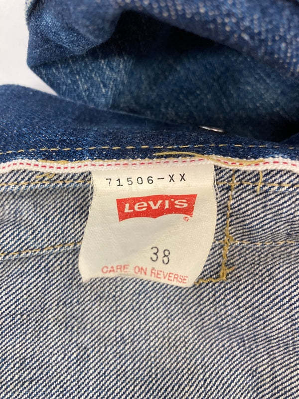 リーバイス Levi's 90s  1st 復刻 デニムジャケット Gジャン インディゴ ヴィンテージ　Vintage 71506XX サイズ38 ジャケット ネイビー 101MT-3585