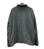 ダブルアールエル RRL 90s 90年代 三ツ星タグ ウール ジップアップ ブルゾン アウター 灰色  ジャケット 無地 グレー 2XLサイズ 104MT-1994