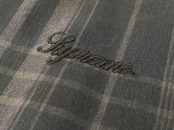 シュプリーム SUPREME OLD USA製 チェック スイングトップ ジップアップ ジャケット 紺 ジャケット チェック ネイビー Mサイズ 104MT-1728