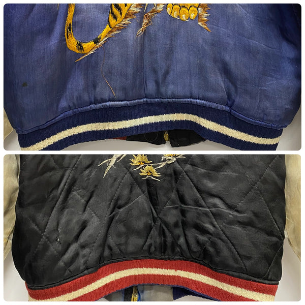 【曜日割引対象外】 ヴィンテージ vintage 50's スカジャン Souvenir Jacket YKK ジャケット ブラック 201MT-3592 VB