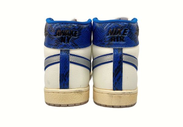 ナイキ NIKE 24年製 × AWAKE NY アウェイク AIR SHIP PE SP エア シップ ハイカット シューズ AJ 白 青 FN8675-104 メンズ靴 スニーカー ホワイト 27.5cm 104S-635