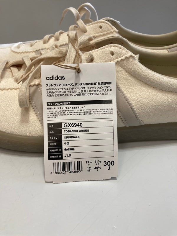 アディダス adidas adidas Originals Tobacco Gruen Cream White アディダス オリジナルス タバコ グルーエン クリームホワイト  GX6940 メンズ靴 スニーカー ホワイト 30cm 101-shoes1732