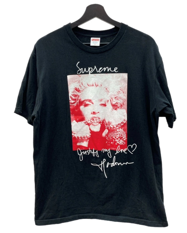 シュプリーム SUPREME 18FW Madonna Tee マドンナ Tシャツ 黒 Tシャツ プリント ブラック Mサイズ 104MT-1819