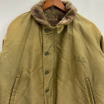 【曜日割引対象外】 ヴィンテージ vintage 40's US.NAVY N-1 DECK JACKET USN ピケ ジャケット カーキ 201MT-4291 VB