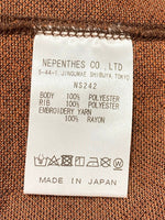 ニードルズ NEEDLES Track Jacket - Poly Jq ジャガード柄 トラックジャケット MADE IN JAPAN ロゴ NS242 XL ジャケット 総柄 ブラウン 101MT-2462