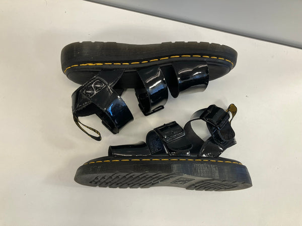 ドクターマーチン Dr.Martens GRYPHON STRAP SANDAL サンダル グリフォン エナメル レディース靴 サンダル ブーツサンダル ブラック UK4 101sh-2338