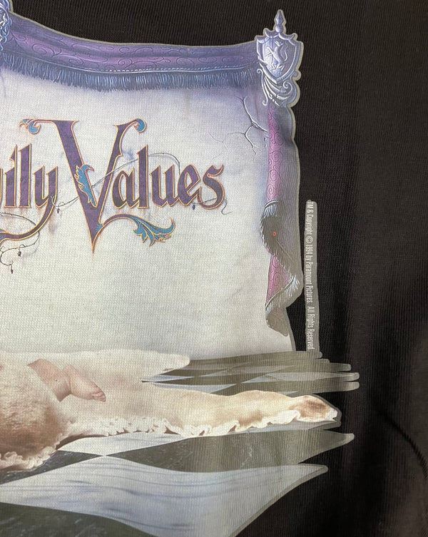 ヴィンテージ vintage 90's 90年代 The Addams Family アダムスファミリー 映画 ムービーT made in USA アメリカ製 XL Tシャツ ブラック LLサイズ 101MT-4025