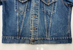 【曜日割引対象外】 リーバイス Levi's 60s 60年代 557XX 3rd サード オリジナル Vintage ヴィンテージ デニムジャケット トラッカージャケット レインボーステッチ ボタン裏D サイズ46 ジャケット 無地 ネイビー 104MT-2242