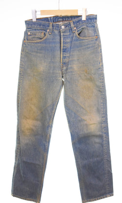 リーバイス Levi's 90年代 USA製 501XX ボタン裏524ストレート デニムパンツ W33 L33 42748-4 チノパン ブルー 33 103MB-631