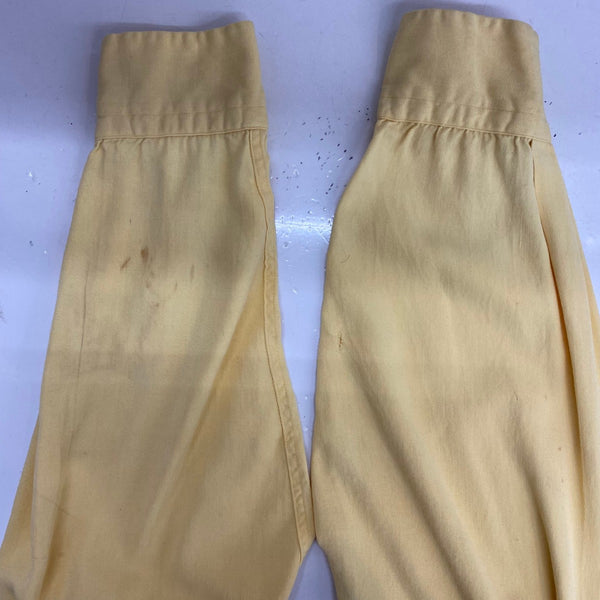 【曜日割引対象外】 ヴィンテージ vintage 50's MARK TWAIN レーヨンギャバ オープンカラーシャツ 長袖シャツ イエロー XLサイズ 201MT-4723 VB