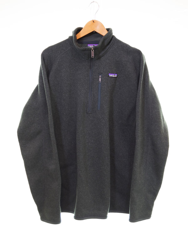 パタゴニア PATAGONIA Better Sweater ベターセーター プルオーバー ハーフジップ 長袖カットソフリースジャケット  25522 ジャケット グリーン LLサイズ 103MT-3090