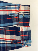 フロストプルーフ FROSTPROOF 70s～ Vintage ヴィンテージ コットン ネルシャツ チェックシャツ  US古着 青系 XL 長袖シャツ ブルー LLサイズ 101MT-4092