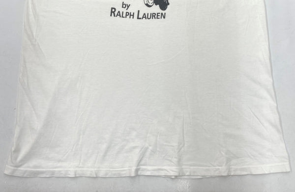 ダブルアールエル RRL 90s WORK WEAR T-SHIRT ワーク ウェア Tシャツ 半袖 USA製 プリント Ralph Lauren 白 Tシャツ ロゴ ホワイト XLサイズ 104MT-1516