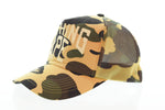 アベイシングエイプ A BATHING APE CAMO 猿顔 迷彩 ロゴ スナップバック メッシュ キャップ 帽子 メンズ帽子 キャップ ブラウン 103H-42