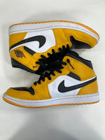 ジョーダン JORDAN Nike Air Jordan 1 Mid Taxi ナイキ エアジョーダン1 ミッド タクシー 554724-701 メンズ靴 スニーカー イエロー 26.5cm 101sh-1952
