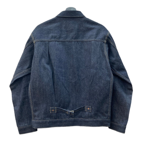 ウエアマスターズ WEARMASTERS Lot.200 Denim Jacket 大戦モデル 月桂樹ボタン 針シンチ デニムジャケット Gジャン 濃紺 サイズ 40 ジャケット 無地 ネイビー 104MT-2014