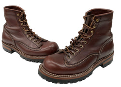 ロンウルフ LONE WOLF LOGGER BOOTS ロガー ブーツ Vibram ソール 革靴 ワーク 登山 シューズ 茶 LW00125 メンズ靴 ブーツ その他 ブラウン サイズ 7 104S-746
