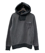 ダブルアールエル RRL Marine Hoodie Sweat マリン フーディー スウェット 黒 パーカ ボーダー ブラック Mサイズ 104MT-2055
