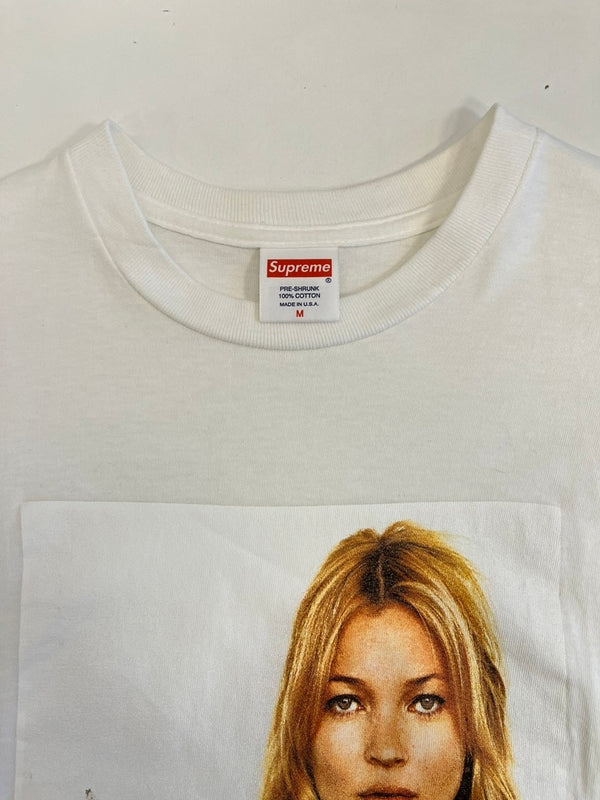 シュプリーム SUPREME 12SS Kate Moss Tee ケイトモス フォトＴシャツ 白 Tシャツ ホワイト Mサイズ 101MT-5349