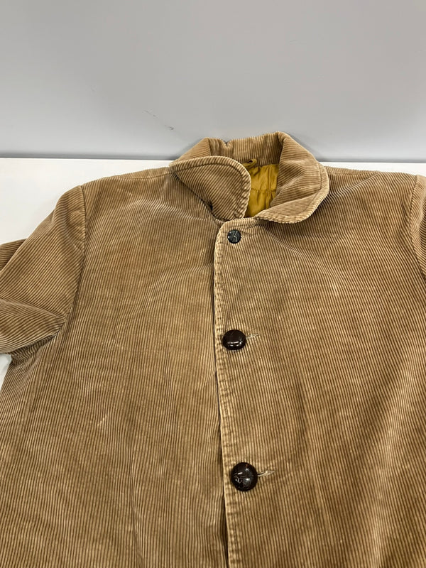 エディーバウアー Eddie Bauer 60's 60年代 日の出タグ コーデュロイ テーラードジャケット ワーク ハンティング くるみボタン VINTAGE ヴィンテージ 40 ジャケット ベージュ 101MT-5078