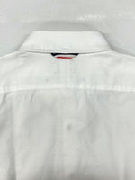 モンクレール MONCLER GAMME BLEU CAMICIA OXFORD BD SHIRT ボタンダウン シャツ 長袖 胸ポケット 白 B13915202020 20838 サイズ 0 長袖シャツ ロゴ ホワイト 104MT-1077