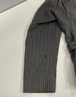 ヴィンテージ vintage 40's 50's 40～50年代 The Allen MFG.CO. ウールギャバジン スポーツジャケット ゴマ塩 ストライプ 菱形TALON ZIP - ジャケット グレー 101MT-4995