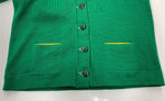ヴィンテージ vintage 50s 50年代 Dehen レタードカーディガン ニット 緑 カーディガン 無地 グリーン 104MT-1855