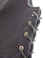 ショット SCHOTT 80'S サイド フリンジ レースアップ ベスト ベスト ブラック Mサイズ 103MT-3369