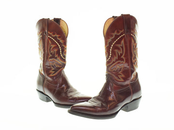 ピストレロ PISTOLERO WESTERN BOOTS ウェスタンブーツ y2k アメカジ グランジ レディース靴 ブーツ ウエスタン ワインレッド 24.5cm 103S-965