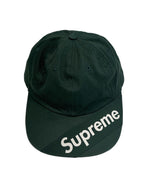 シュプリーム SUPREME Visor Label 6-Panel Dark Green バイザー 6パネル ロゴラベル 帽子 メンズ帽子 キャップ グリーン 101hat-154