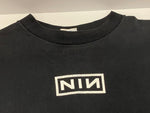 バンド band 90's 90s ALL SPORT Nine inch nails box logo ナインインチネイルズ ボックスロゴ Tシャツ ブラック Lサイズ 101MT-3198