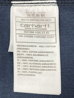 カーハート Carhartt WIP OG CHORE CHROMO COAT チョア クロモ コート アウター カバーオール 黒 ジャケット カモフラージュ・迷彩 ブラック Mサイズ 104MT-654