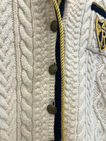 ラルフローレン RalphLauren カシミア混 ケーブルニットカーディガン ニットジャケット 白 カーディガン ホワイト Sサイズ 101LT-263