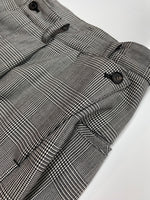 ソウシオオツキ SOSHIOTSUKI 19AW NICKER BOCKERS ワイド パンツ バルーン ニッカーボッカーズ タック ボタンフライ パンツ 灰 チェック S19AWPT01 ボトムスその他 グレー サイズ 44 104MB-277