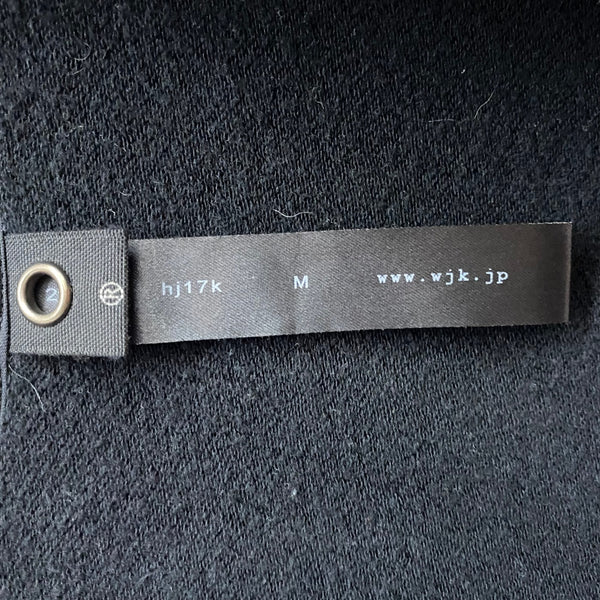 ダヴルジェイケイ wjk ダブルジップ hj17k ジャケット ブラック Mサイズ 201MT-4266