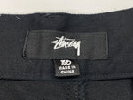 ステューシー STUSSY Twill Volume Pleated Trouser ツイル ボリューム プリーツ トラウザー ワイド パンツ 黒 ロゴ 116587 ボトムスその他 ブラック サイズ 38 104MB-304