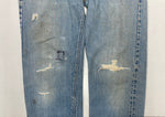 リーバイス Levi's 501 66前期 赤耳 70s 70年代 Vintage ヴィンテージ ジーンズ デニムパンツ ジーパン ボタン裏6 青 無地 デニム ブルー 104MB-183