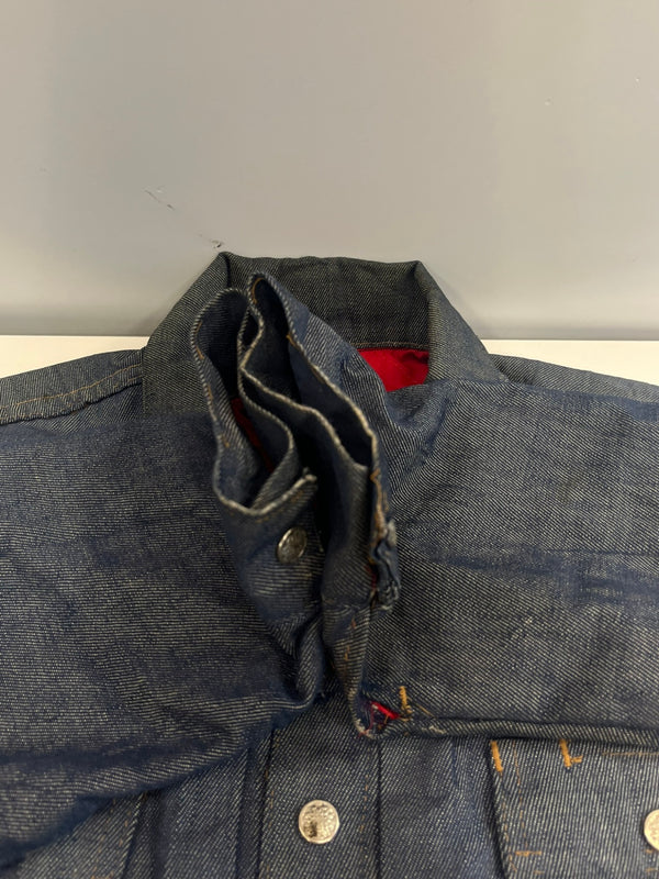 ヴィンテージ vintage 60's 60年代 unknown ストア系 2nd TYPE デニムジャケット トラッカー Gジャン 裏地キルティング セカンド ジャケット ブルー 101MT-5445