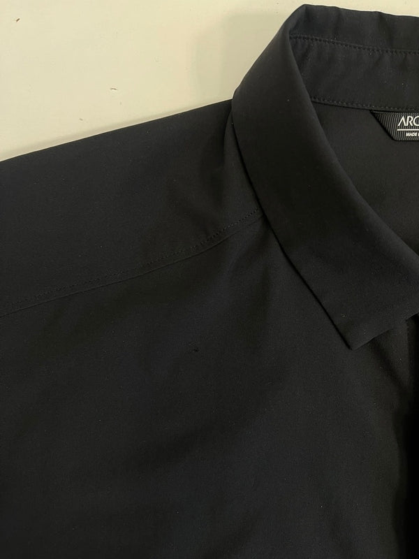 アークテリクス ARC'TERYX SKYLINE LS SHIRT  スカイライン ロングスリーブシャツ 黒 無地 XL 長袖シャツ ブラック LLサイズ 101MT-4774