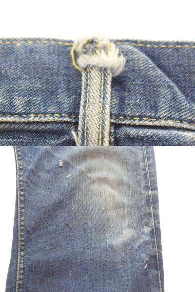 リー Lee 60s Vintage 101Z サイド黒タグ セミオートタロン ボタン裏7 脇割 60's ヴィンテージ デニム ブルー 40 103MB-465