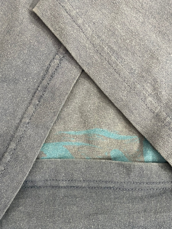 パタゴニア PATAGONIA 90's 90年代 雪なしタグ カヤックプリント  USA製 アメリカ製 青 vintage ヴィンテージ XL Tシャツ ブルー LLサイズ 101MT-4721