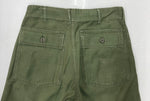 ミリタリー Military 60s 60年代 U.S.ARMY ベイカーパンツ コットンサテン OG-107 TYPE1 緑 無地 カーゴパンツ カーキ 32×33 104MB-219