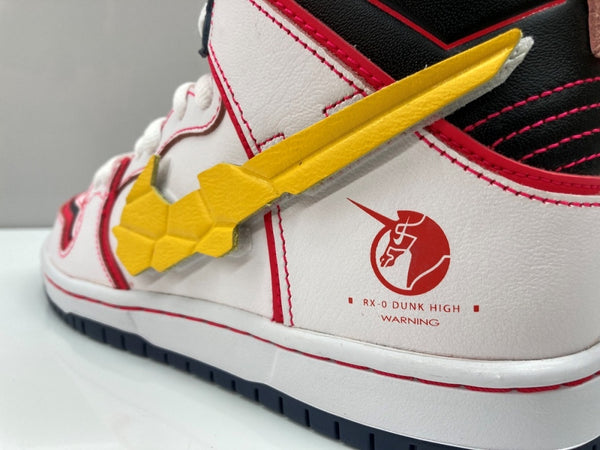 ナイキ NIKE 21年製 × GUNDAM UNICORN 機動戦士ガンダムUC SB DUNK HIGH PRO QS UNICORN ダンク ハイ ユニコーン シューズ 白 DH7717-100 メンズ靴 スニーカー ホワイト 25cm 104S-902