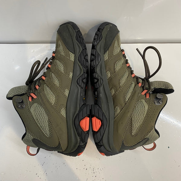 メレル MERRELL モアブ 3 シンセティック ミッド ゴアテックス MOAB 3 SYNTHETIC MID GORE-TEX J500182 レディース靴 スニーカー グリーン 24.5cmサイズ 201-shoes1427