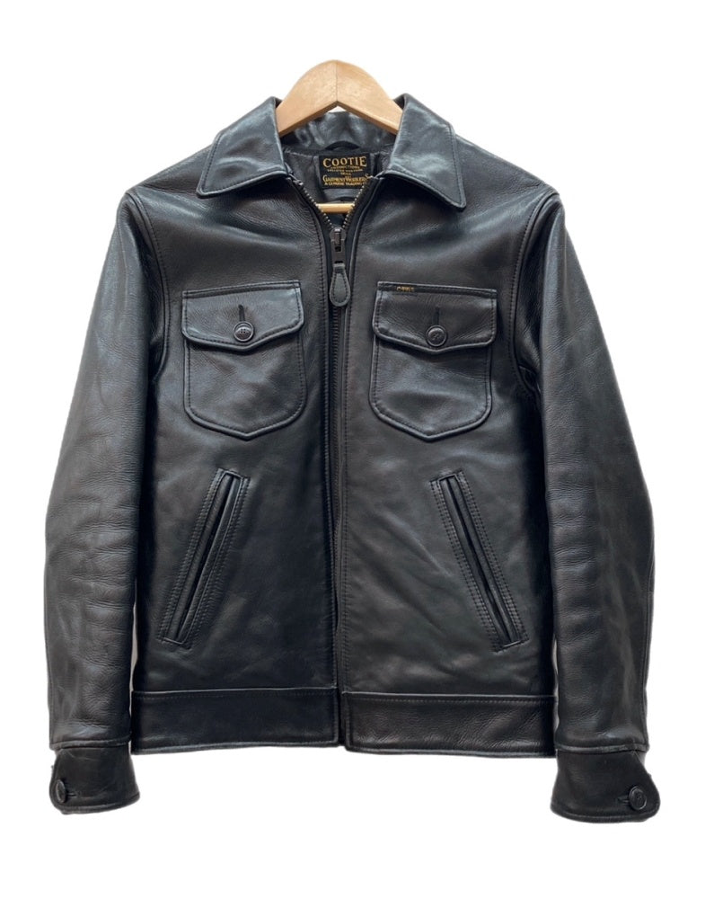 クーティー COOTIE Productions Leather Policeman Jacket レザー 