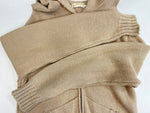 ア ベイシング エイプ A BATHING APE ウール ニットパーカー フーディ セーター ベージュ Mサイズ 101MT-4152