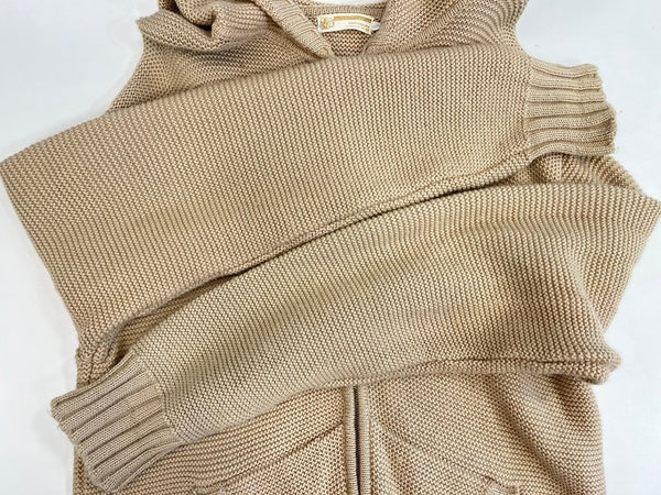 ア ベイシング エイプ A BATHING APE ウール ニットパーカー フーディ セーター ベージュ Mサイズ 101MT-4152