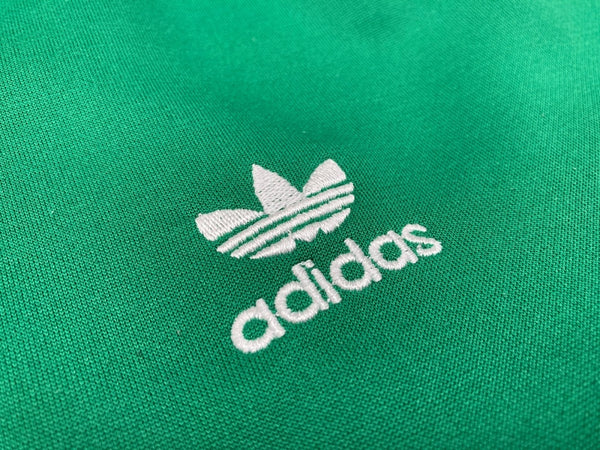 アディダス adidas 80's USA製 Track Jacket トラック ジャケット 緑 ジャージ ロゴ グリーン Lサイズ 104MT-2046